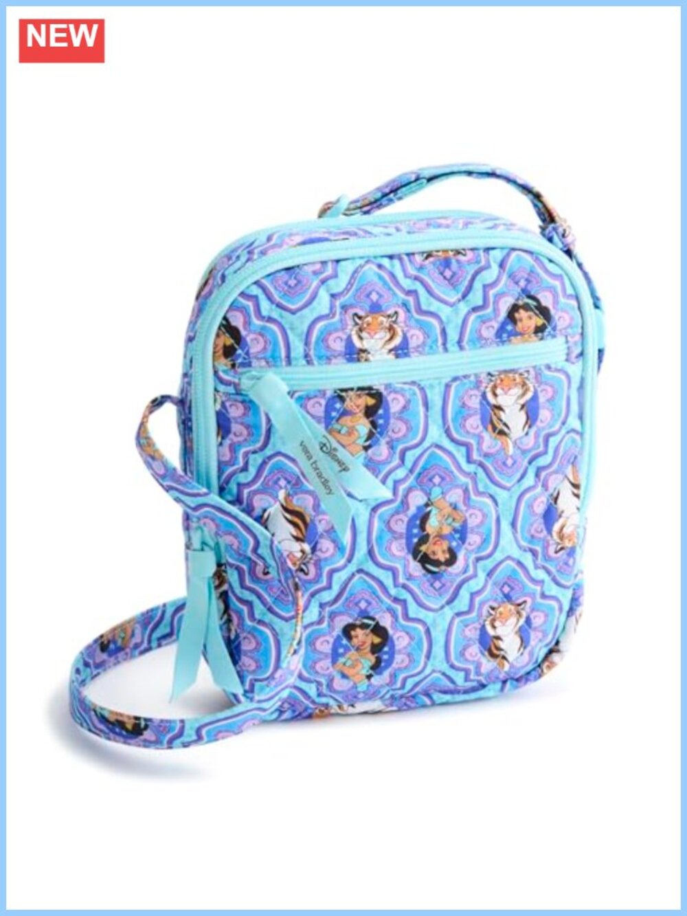 Vera Bradley Sullivan Crossbody Bag, Quilted Cotton Handbag, Adjustable Strap,